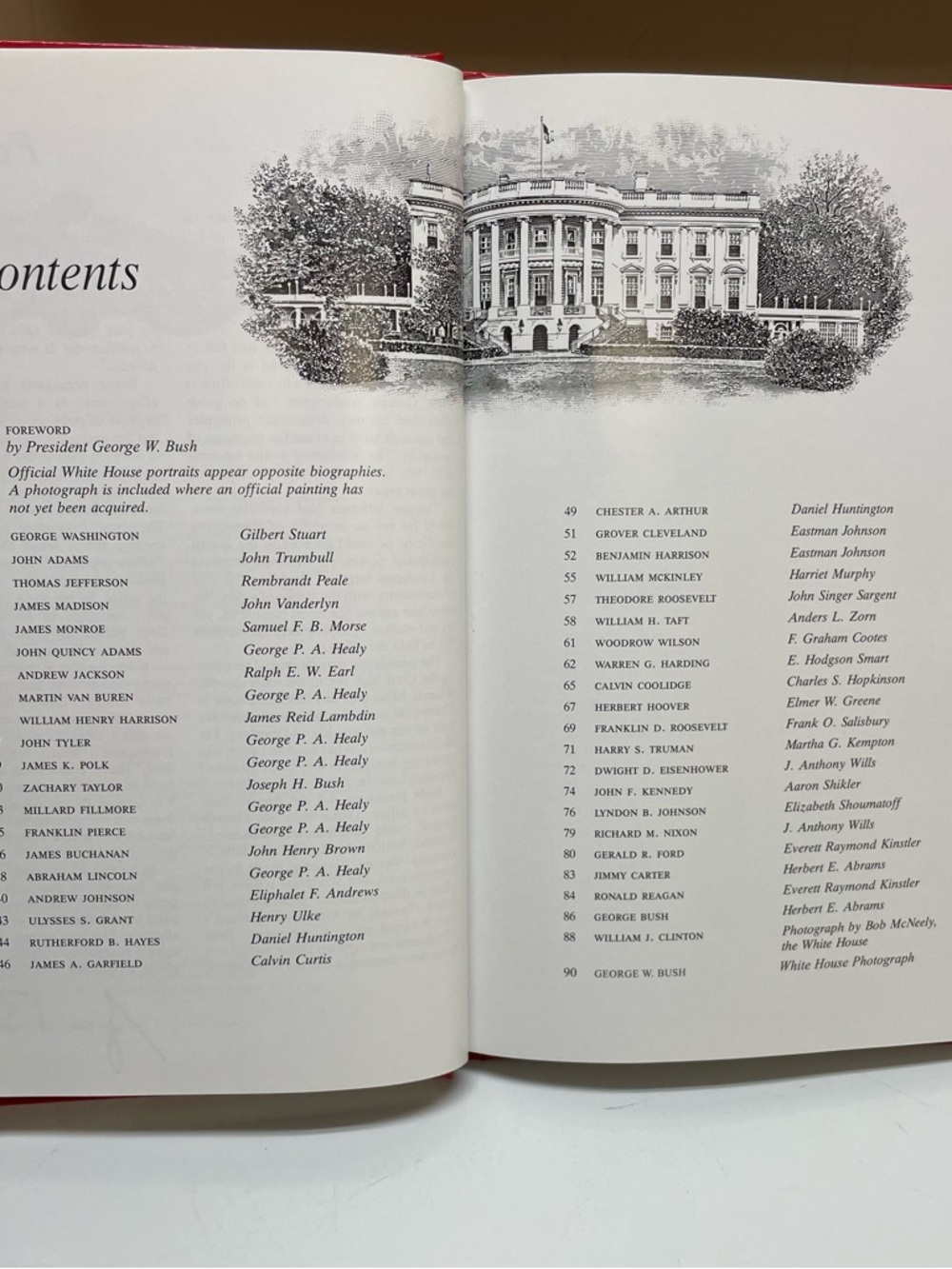 The Presidents Red Hardcover Book - Picture 5 of 8